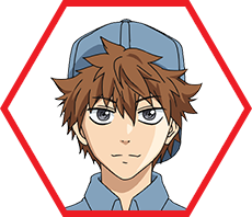 Day 1: favorite male character  Cells at Work(Hataraku Saibou) Amino